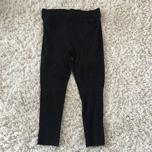 Black Moto Jeggings. Women’s size 3X.